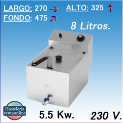 HR FAINCA Freidora Eléctrica FD8LARC